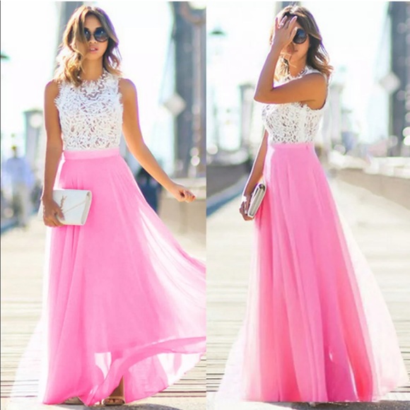 Beautiful Lace Top Gown - Picture 6 of 8